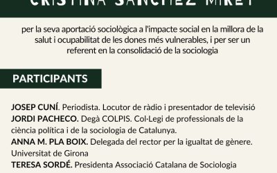 Premi Catalunya de Sociologia Emili Boix i Selva 2023